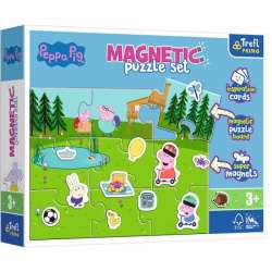 Puzzle magnetyczne Zabawy Peppy. Peppa Pig 93164 Trefl (93164 TREFL) - 1