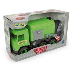 Śmieciarka zielona Middle Truck w kartonie (GXP-651108) - 1