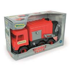 Śmieciarka czerwona Middle Truck w kartonie (GXP-651109) - 1