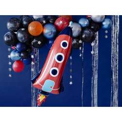 Balon foliowy Rakieta 44x115cm MIX