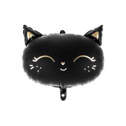 Balon foliowy Kotek 48x36cm czarny - 1