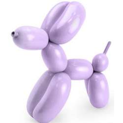Balony modeliny pastelowe 130cm pompka MIX 30szt - 1