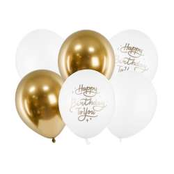 Balony Happy Birthday To You 30cm 6szt - 1