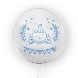 Balon 45cm Chłopiec Baby Shower TUBAN - 1