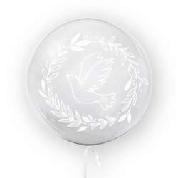Balon 45cm Gołąb biały TUBAN - 1