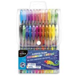 Długopisy żelowe 24 kolory KIDEA (DERF.DZ24KA) - 1