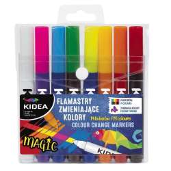 Flamastry zmieniające kolory KIDEA (DERF.FZKKA)