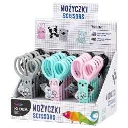 Nożyczki z figurką w etui (24szt) KIDEA (DERF.NOFEKAD)
