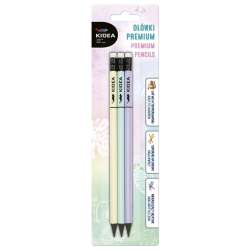 Ołówki premium 3 szt. KIDEA (DERF.OP3KA) - 1