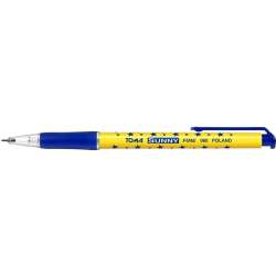Długopis Sunny automatyczny niebieski (30szt) TOMA - 1