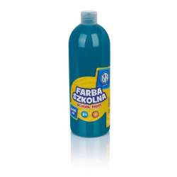 Farba szkolna turkusowa 1000ml ASTRA - 1