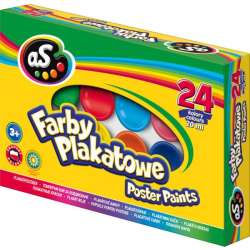 Farby plakatowe 24 kolorów 20ml ASTRA (301219005)