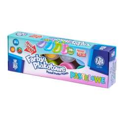 Farby plakatowe pastelowe Astra 12 kolorów x 20 ml STANDART BOX (złota, srebrna) JM (301123021)