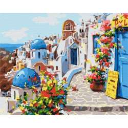 Zestaw malowania po numerach 40x50cm ARTEA ASTRA - Magiczne Santorini (801023908)