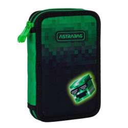 Piórnik podwójny z wyposażeniem Astrabag Pixel Hero AC21 (503024056)