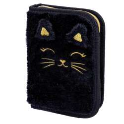 Piórnik pojedynczy jednoklapkowy z wyposażeniem ASTRABAG FLUFFY KITTY (503025026)