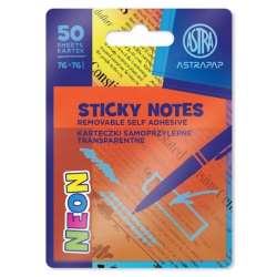 Karteczki samoprzylepne transparentne 75x75mm