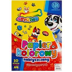 Zeszyt papierów kolorowych nabłyszczanych (10szt)