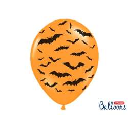 Balony Nietoperze Pastel M. Orange 30cm 50szt - 1