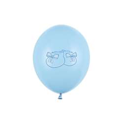 Balony 30cm Bucik pastel Baby Blue 6szt
