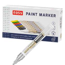 Marker olejowy srebny 8,5ml (10szt) EASY