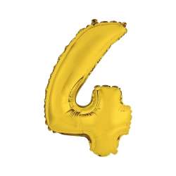 Balon foliowy 4 złoty 35cm (FG-C35Z4) - 1