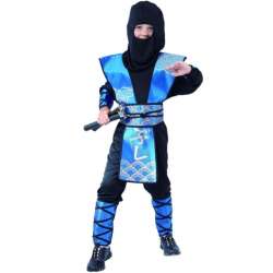 Strój niebieski Ninja rozm.120/130cm - 1