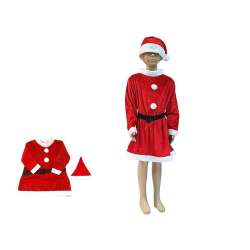 Strój Pani Mikołajowej welurowy 10-13lat - 1