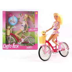 Lalka 29cm na rowerze Defa Lucy 439726 (0/439726) - 1