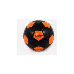 Piłka nożna Laser czarno-pomarańcz. 465091 ADAR (S/465091)