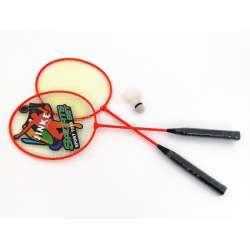 Badminton metalowy w pokrowcu 493087 ADAR (S/493087)