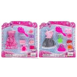 Sukienka z akcesoriami dla lalki 29cm MIX (1/539242) - 1