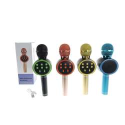 Mikrofon z głośnikiem Bluetooth i wejściem USB wielofunkcyjny, zmienia głos 548633 mix cena za 1 szt (3/548633)