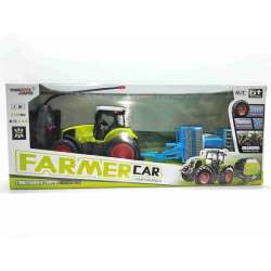 Traktor na radio z maszyną rolniczą niebieska 554719 ADAR (4/554719)