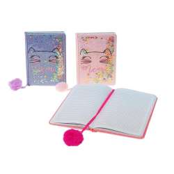 Notes brokatowy Kotek MIX - 1