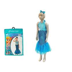 Strój karnawałowy syrenka rozm. 100-110cm - 1