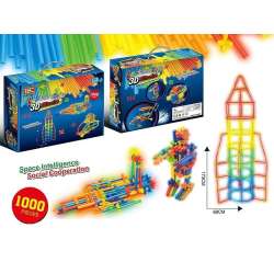 Klocki słomki fluo 1000el