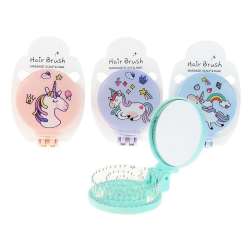 Lusterko ze szczotką do włosów MIX