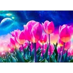 Mozaika diamentowa tulipany 30x40cm - 1