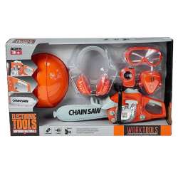 Piła na baterie z kaskiem