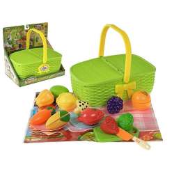 Zestaw piknikowy w koszyku