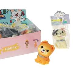 Gniotek pies 9cm MIX