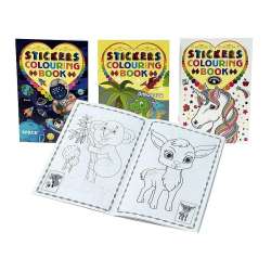 Kolorowanka z naklejkami MIX
