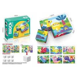 Klocki z obrazkami Dinozaury