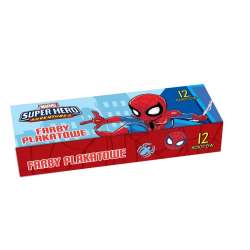 Farby plakatowe 12 kolorów Spider Man - 1