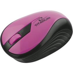 TITANUM mysz bezprzewodowa optyczna RAINBOW różow (TM114P) - 1