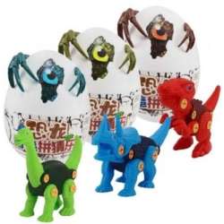 Figurka dinozaur do skręcania w jajku MIX