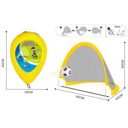 Zestaw bramka samorozkładalna z piłką