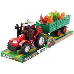 Traktor z przyczepą i kurami - 1