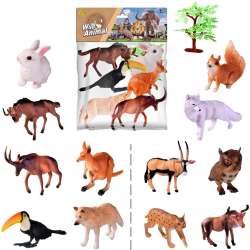 Zwierzęta dzikie zoo 6szt MIX - 1